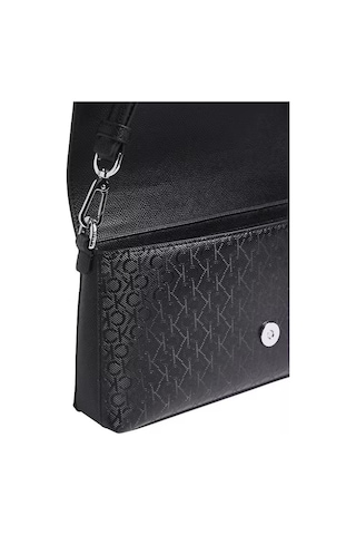 Calvin Klein Ck Must Aop Dbl Straps Conv Shou-8269 Siyah