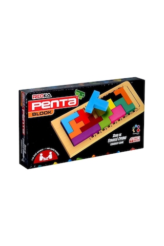 Redka -Kumtoys Redka Penta Blook Ahşap Akıl Zeka Eğitici Oyuncak