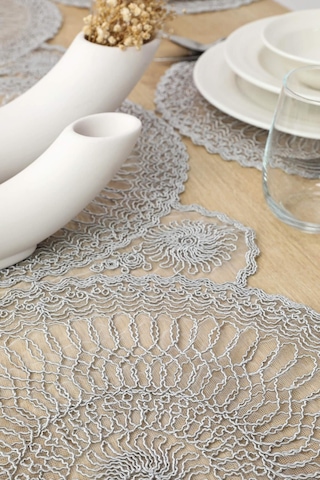 Bilgiçler Amerikan Servis Supla Ve Runner Seti 6 Kişilik 7698244377237