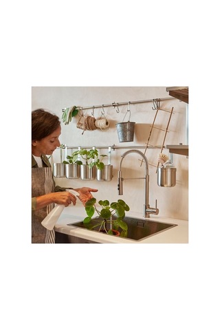 Ikea Kungsfors Duvar Rayı, Paslanmaz Çelik, 56 Cm Çok Renkli