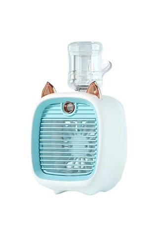 Ezere Hava Nemlendiricili Masaüstü Fan Taşınabilir Mini Klima Soğutucu- 5775