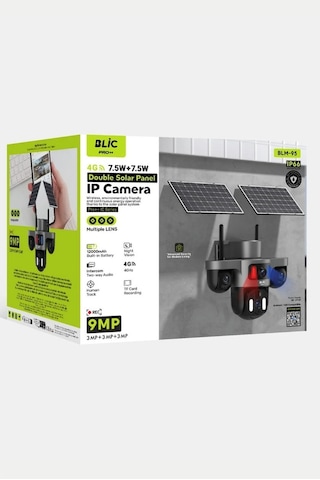 Miaxtreme 9mp Çift Solar Panel 7.5wx2 3 Senkron Lens Ip66 Sertifikalı Sensör Takip Yoosee Türkçe Solar Kamera