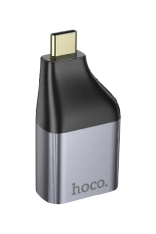 Hoco. Ua35 Type-c To Ethernet Dönüştürücü - Gri Diğer