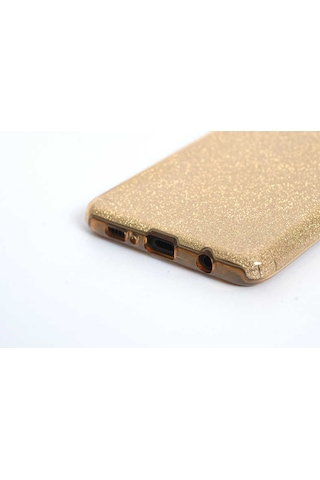 Samsung Uyumlu Galaxy S10 Kılıf Zore Shining Silikon-Siyah
