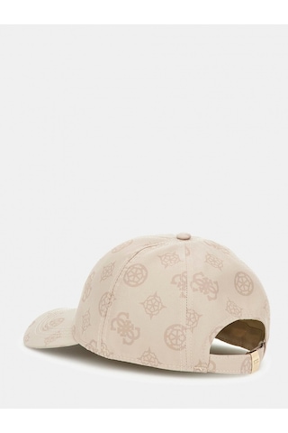 Guess Şakayık Baskılı Tamamı Beyzbol Kadın Krem Şapka Aw5502pol01-sto Krem
