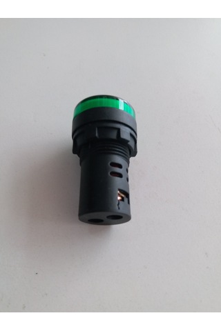 3 ADET YEŞİL 22mm SİNYAL LAMBASI