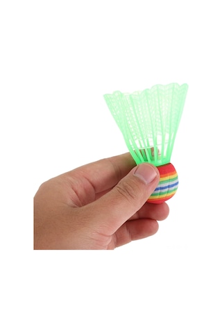 Vkemall 12'li Renkli Eva Malzeme Çocuk Badminto Topu Seti - Eğitim Ve Eğlence İçin Dayanıklı Renkli Kalplerle