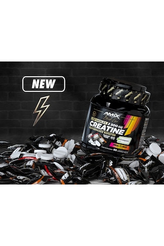 Amix Black Line Creatine Creapure 2500mg 60 Chewable Tabs Zero Su
