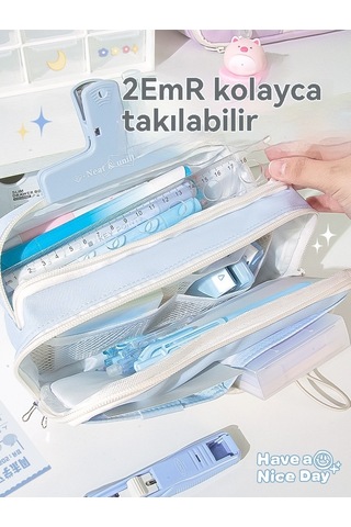 Çeşitli Katlar İle Büyük Kapitet Durum Kutusu Pastel Yeşil