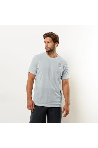 Jack Wolfskin Vonnan S/s Outdoor Tişört Gri Gri