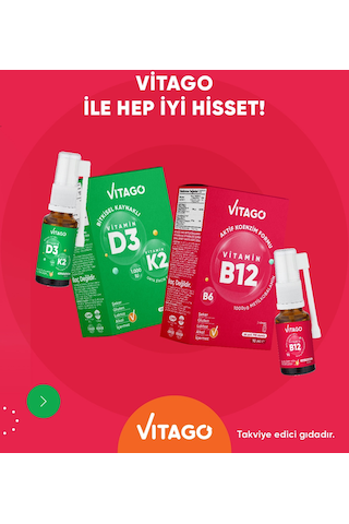 Vitago Vitamin D3 Vitago B12