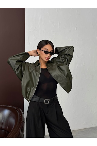Verymoda Suni Deri Mont F2035 Haki