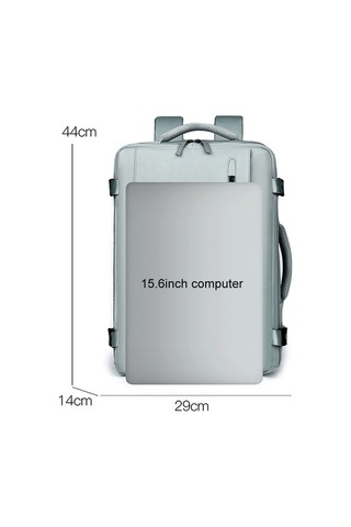 Tongxida Weıxıer B722 Modern Tasarım Büyük Kapasiteli Seyahat Çantası Açık Mavi Açık Mavi