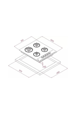 Teka Chef 4 HAK 625 ST - GBC 64002 KBC ST - ATV 60 PRO ST Gri Ankastre Set