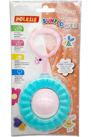 Polesie Bebekler İçin Oyuncak Çıngırak Blister "ayçiçeği" 001