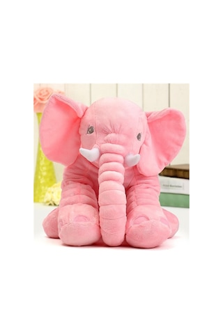 65 Cm Yumuşacık Uyku Arkadaşı Fil Pembe