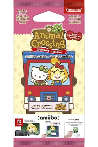 Animal Crossing Sanrio Amiibo Kart Set New Horizons