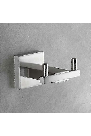 Çeşitli Markalara Uygun, Sus304 Paslanmaz Çelikten Yapılmış, Çift Havlu Askılı Duvara Monte Elbise Askısı Diğer