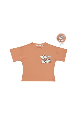 Tom And Jerry Kız Çocuk Tişört 2-5 Yaş İtalyan Kili 18849177424s1 Turuncu