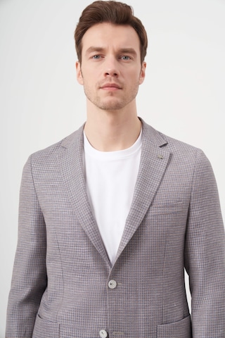 Morven Erkek Lacivert Dokuma Slim Fit Torba Cep Mono Yaka Spor Ceket 24ys002002200 Lacivert