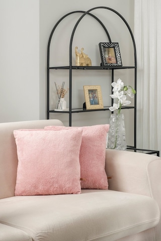 Pudra Wellsoft 2'li Hediyelik Dekoratif Kırlent Kılıfı 44x44 Cm