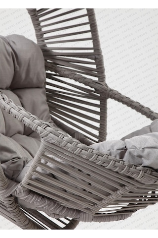 Capri Swing Nobel Tekli Rattan Bahçe Balkon Salıncağı 001