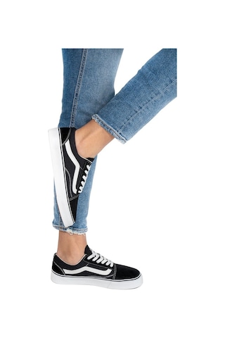 Unisex Süet Spor Ayakkabı Siyah - Beyaz Siyah
