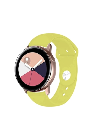 Newface Watch 22mm Klasik Kordon - Sarı Diğer