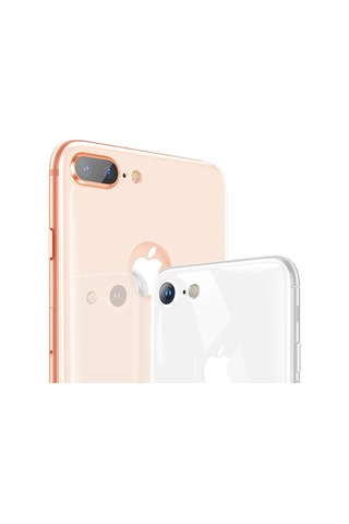 Bufalo Apple Uyumlu iPhone 7/8 Kavisli 4D Arka Gövde Cam Ekran Koruyucu Beyaz (237474537)
