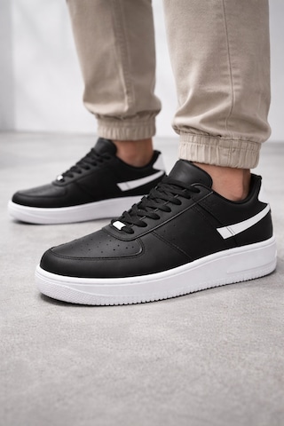 Siyah Beyaz Trend Süper Rahat 4 Mevsim Unisex Günlük Yürüyüş Spor Ayakkabı Sneaker Siyah - Beyaz