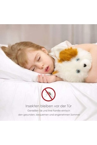 Pazly Yaz Manyetik Kapı Perdesi - Siyah - Anti Sivrisinek - W140 X H220cm - Otomatik Kapanış - Oda Bölücü W140 X H220cm