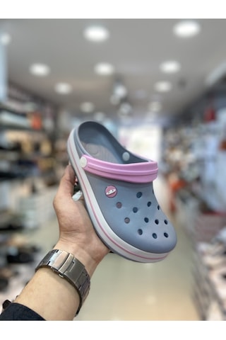 Akınalbella Akınal Bella Kadın Terlik Gri - Pembe