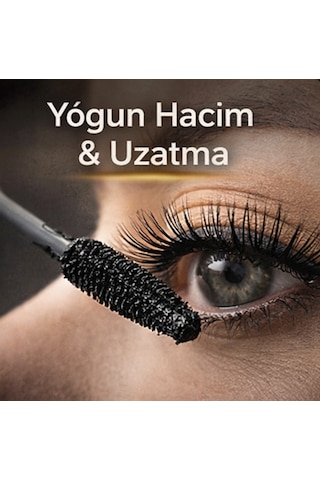 Vıbely Waterproof Maskara Big Volume Kirpik Uzatıcı Dolgunlaştırıcı Siyah 1055