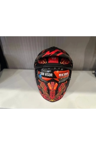Mt Helmets Mt Streetfighter Sv S Hellish B5 Motosiket Kaskı Mat Turuncu