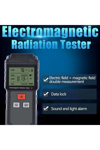 Elektromanyetik Radyasyon Dedektörü Dış Mekan İçin Taşınabilir