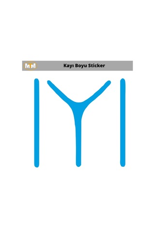Kayı Boyu Oto Sticker 15 Cm