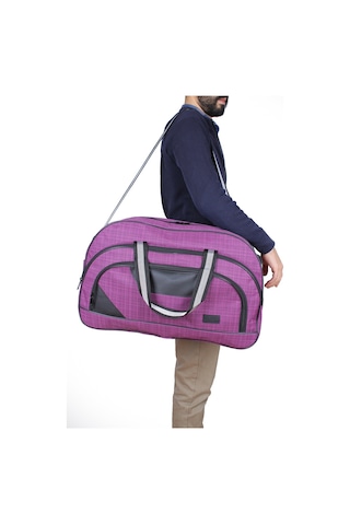 Strong Havlu Kumaş Büyük Boy Spor Seyahat Çantası Mor