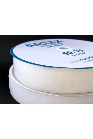 Kotex Cırt Bant 5 Cm Dikilebilir 25 Metre Siyah/Beyaz