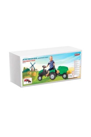 Pilsan Active Traktör Römorklu Yeşil 07-316