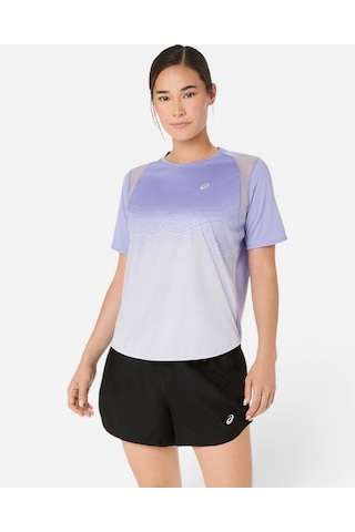 Asics Road Fade Ss Top Kadın Mor Kısa Kollu Tshirt 2012d420-500