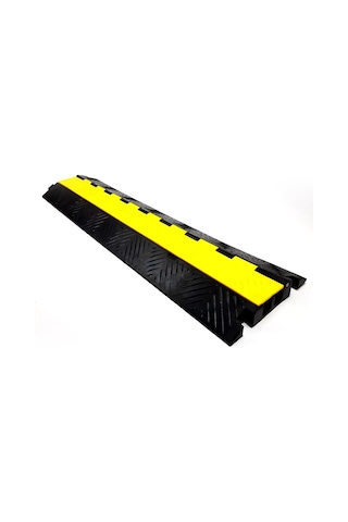 Kablo Kanallı Hız Kesici 2 Kanallı. Yol Kasisi 25 x 100 x 4.5 CM