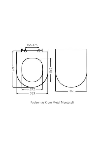 Japar Minuetto Yavaş Kapanan Klozet Kapağı 530385