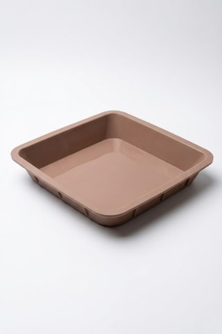 Kare Silikon Fırın Kalıbı Derin Yapılı, Yapışmaz Kek & Brownie Kalıbı 26 X 26 Cm Çok Renkli