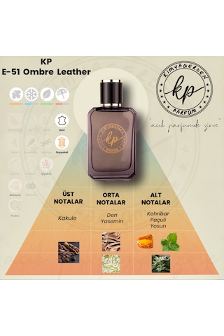 Kimyagerden E-51 Açık Parfüm Çeşitleri 50 ML