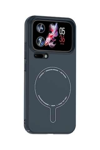 Gpack Xiaomi 17 Pro Max Kılıf Elio Kablosuz Şrj Özellikli Kamera Korumalı Sert Pc Lacivert