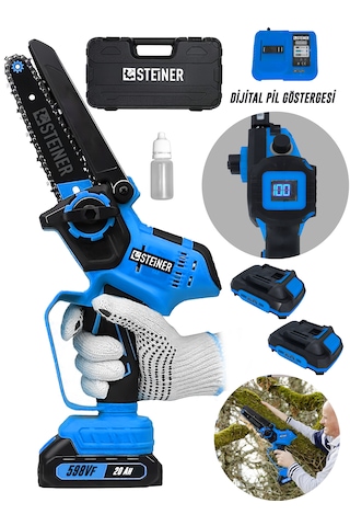 Steiner ST-598VF M Dijital Şarj Göstergeli Dal Budama Testeresi