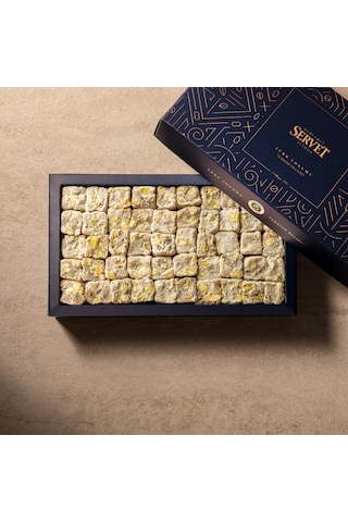 Servet Antep Fıstıklı Çifte Kavrulmuş Lokum 500g