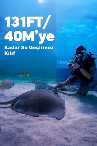 Akaso Brave 4 Pro Dual Screens 4K 30Fps Wi-Fi Aksiyon Kamera ve Süper Aksesuar Seti (Akaso Türkiye 2 Yıl Garantili)