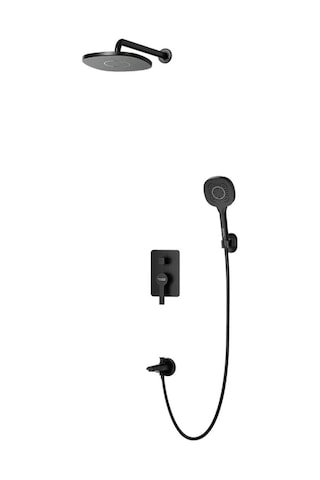 Armour Armatür Siyah Renk Ankastre Gömme Batarya Siyah