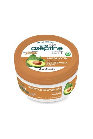 Cire Aseptine Soft Avokado Özlü Yoğun Nemlendirici Prebiyotikli Krem 200 Ml Aloe Vera